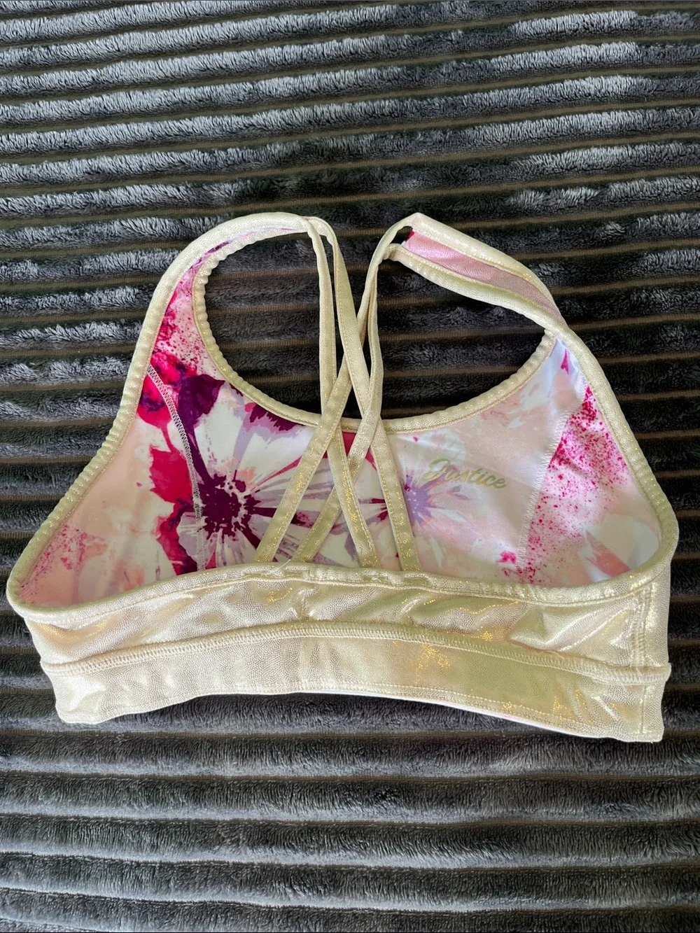 Justice reversible sports cami